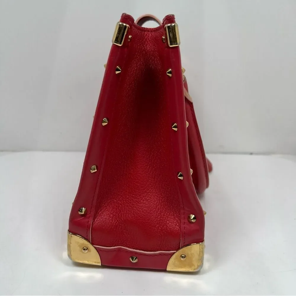 LOUIS VUITTON Le Fabuleux Shale Leather Shoulder Hand Bag Women Ladies Authentic